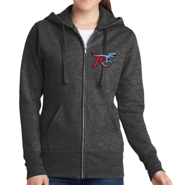 Rondo School Ladies Core Fleece Full Zip Hooded Sweatshirt Thumbnail