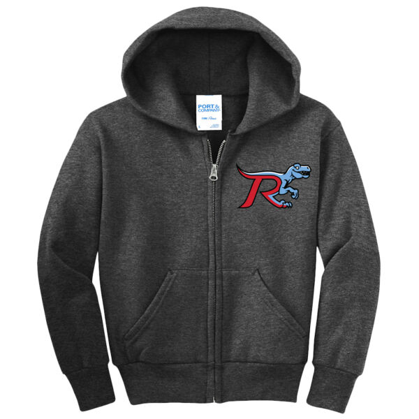 Rondo School Youth Core Fleece Full Zip Hooded Sweatshirt Thumbnail