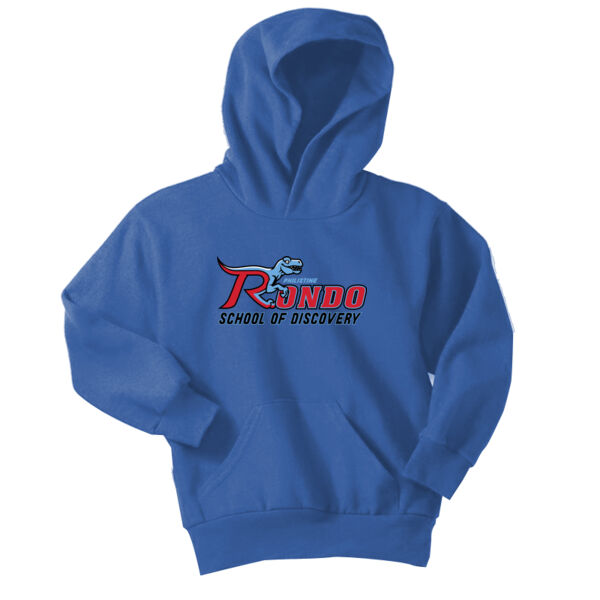 Rondo School Youth Core Fleece Pullover Hooded Sweatshirt Thumbnail